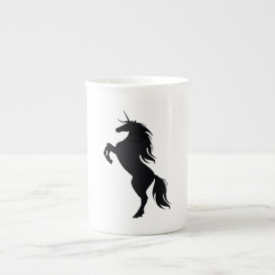 Black Unicorn Silhouette Mug