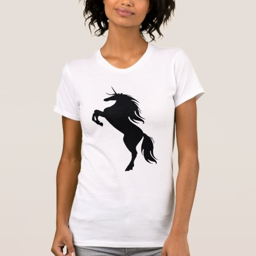 Black Unicorn Silhouette Shirt
