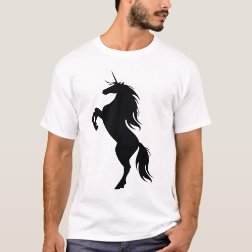 Black Unicorn Silhouette Shirt