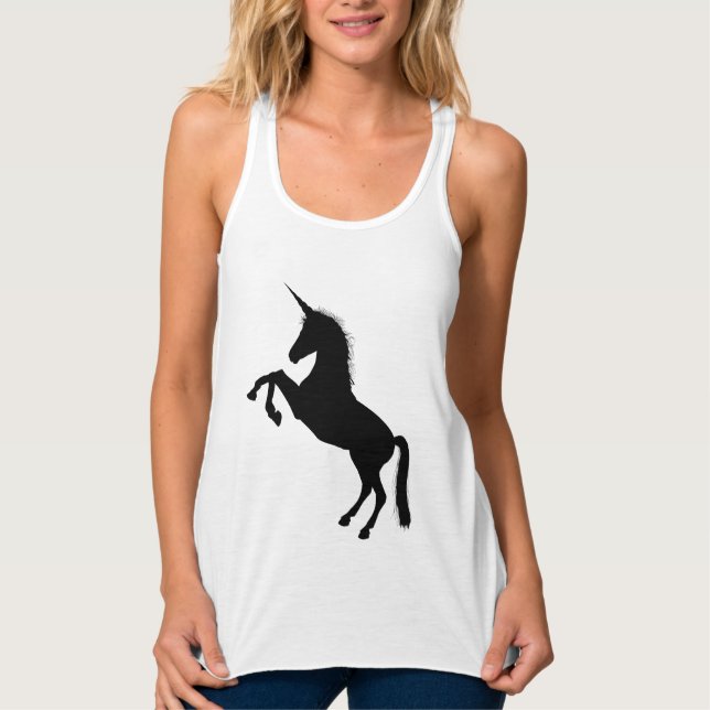 Black Unicorn Tank Top (Front)