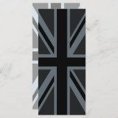 Black Union Jack British Flag Design Customize it (Front/Back)