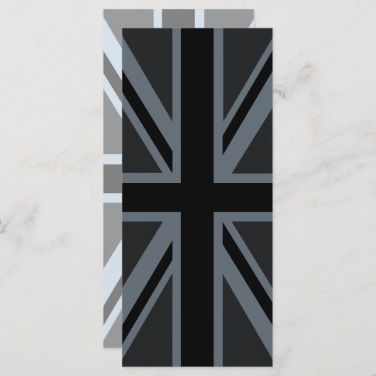 Black Union Jack British Flag Design Customize it (Front/Back)