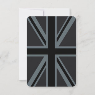 Black Union Jack Flag Design