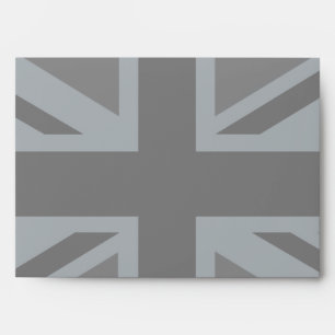 Black Union Jack Flag Design Decor Envelope