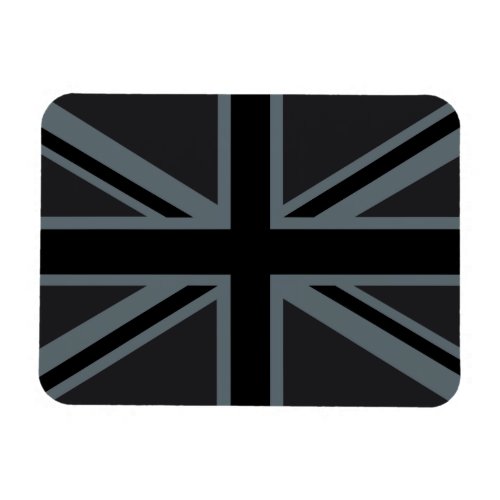 Black Union Jack Flag Design Magnet