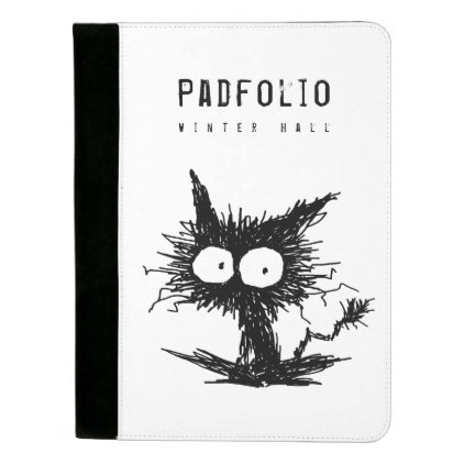 Black Unkempt Kitten GabiGabi Padfolio