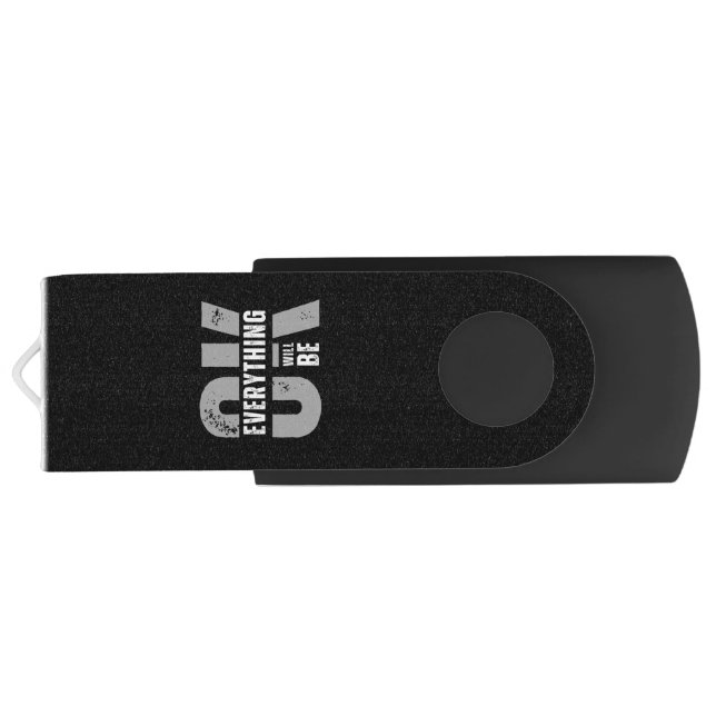 Black USB  Flash Drive (Back)