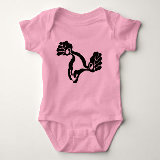 Black Uterus Baby Baby Bodysuit