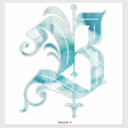 BLACK VALENTINE -B- STICKER