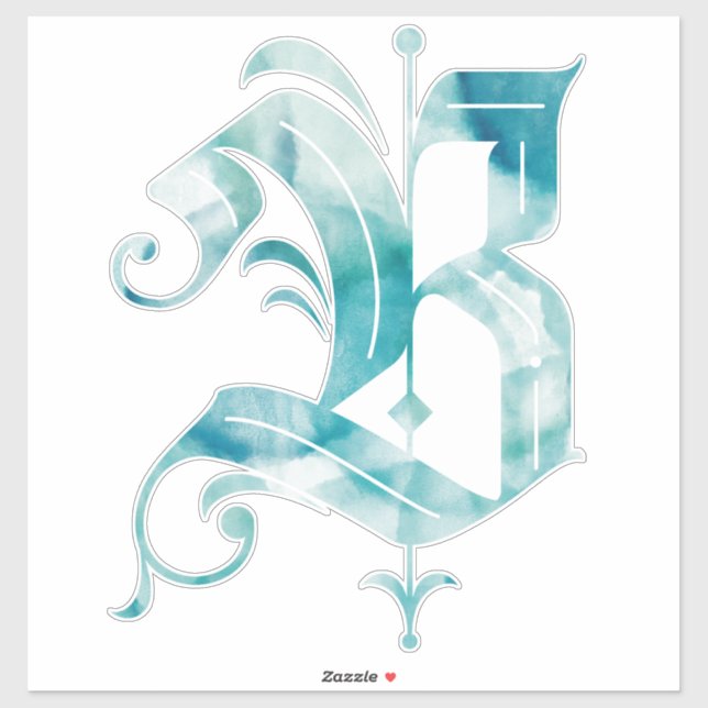 BLACK VALENTINE -B- STICKER (Sheet)