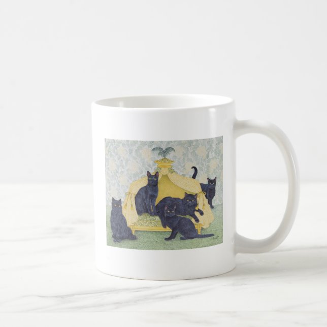 Black velvet coffee mug (Right)