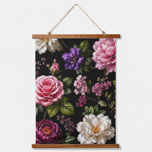 Black Velvet Rose Tapestry