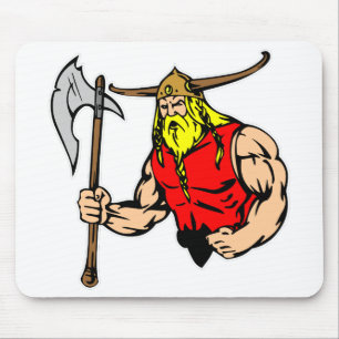 Black Viking Mouse Pad
