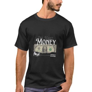 Black Vintage Money T-Shirt