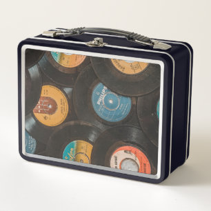 Black Vinyl Classic Records Metal Lunch Box
