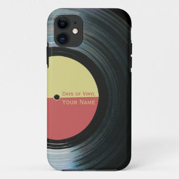 Black Vinyl Record Effect On Iphone 5 Case Xtreme by DigitalDreambuilder at Zazzle