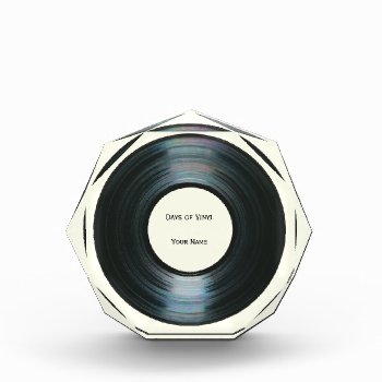 Black Vinyl Record Template Music Award by DigitalDreambuilder at Zazzle