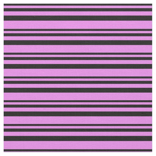 Black & Violet Colored Stripes Fabric