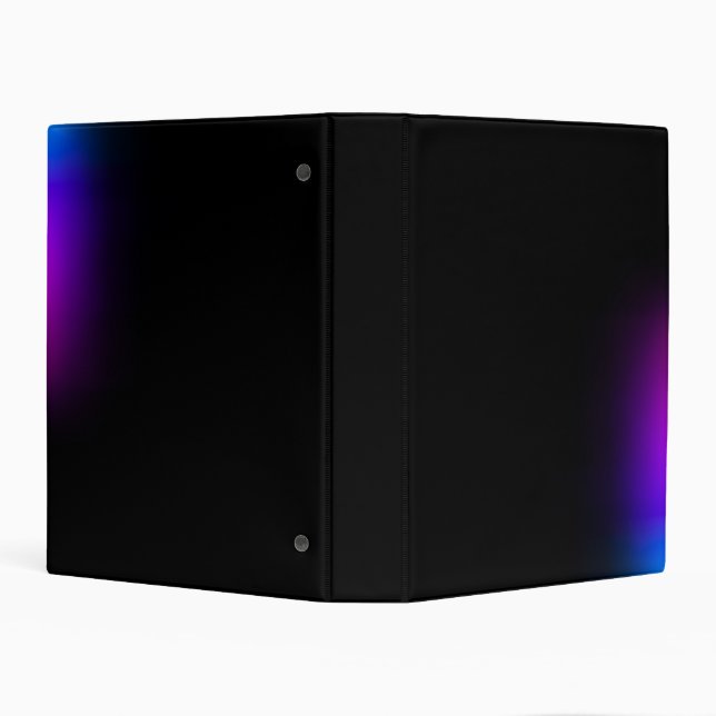 Black Violet Gradient Glow Mini Binder (Background)