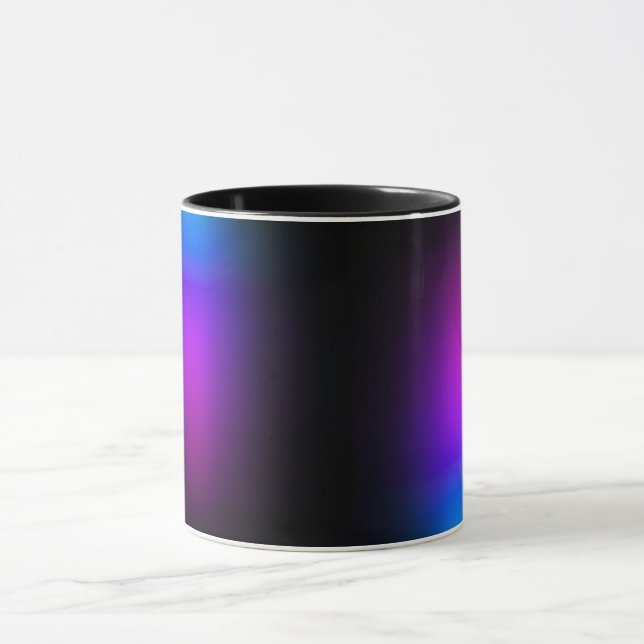 Black Violet Gradient Glow Mug (Center)