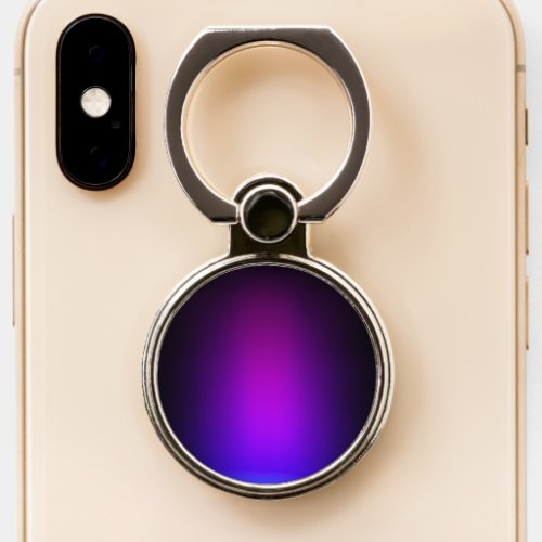 Black Violet Gradient Glow Phone Ring Stand