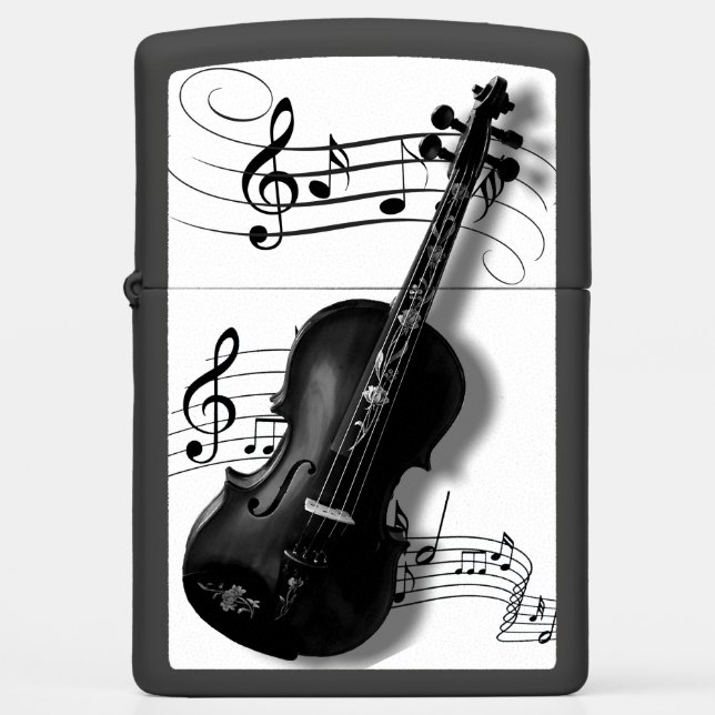 BLACK VIOLIN ZIPPO LIGHTER (Front)