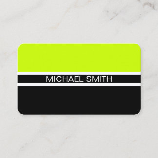 Black Volt Professional Elegant Modern Business Card