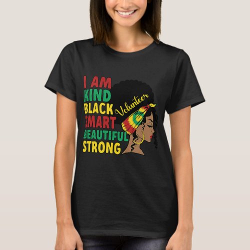 Black Volunteer African American Voluntary Worker  T_Shirt