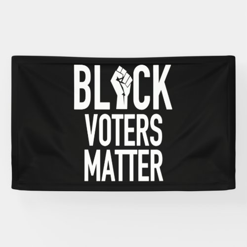 black voters matter banner