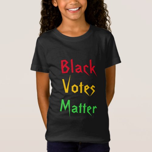 Black Votes Matter Kids T_Shirt
