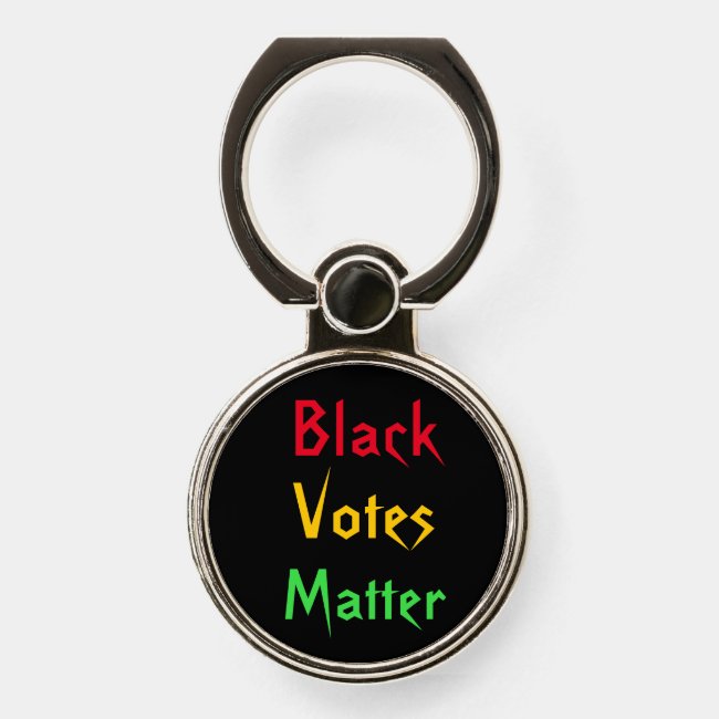 Black Votes Matter Phone Ring Holder