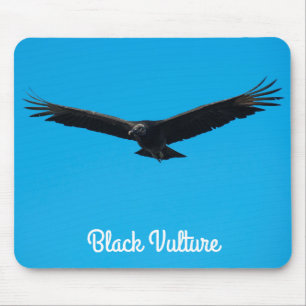 Black Vulture Mouse Pad