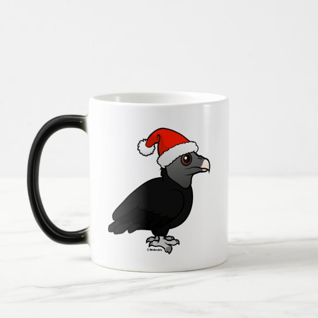Black Vulture Santa Color Morph Mug (Left)