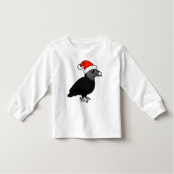 Christmas Black Vulture Santa Toddler Long Sleeve T-Shirt