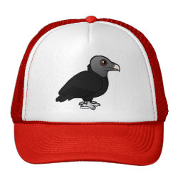 Cute Black Vulture Trucker Hat