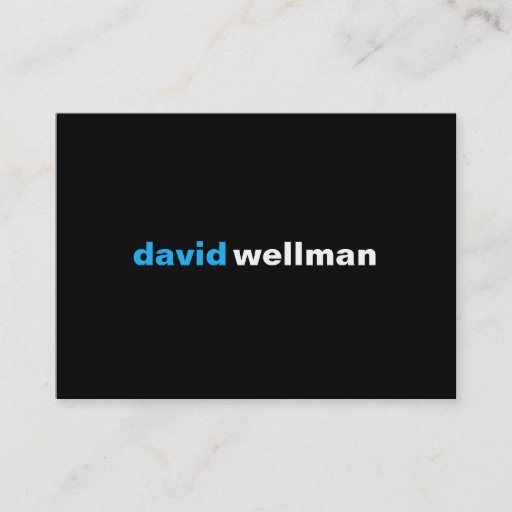 Customizable Black (w) business cards