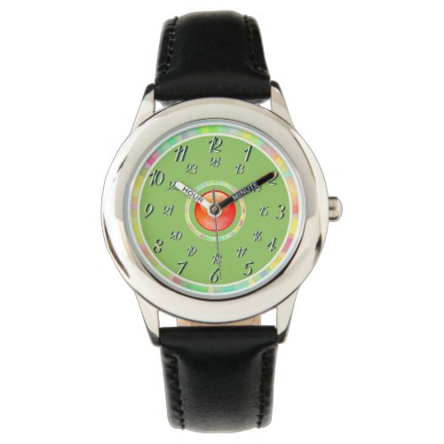 Black wOlive Green Watch