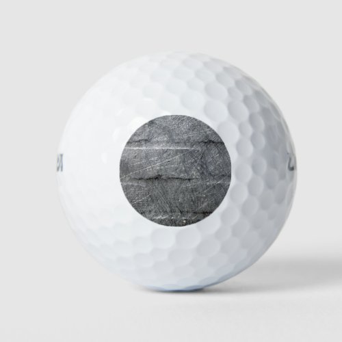 Black Wall graphite silver gray black abstract Golf Balls