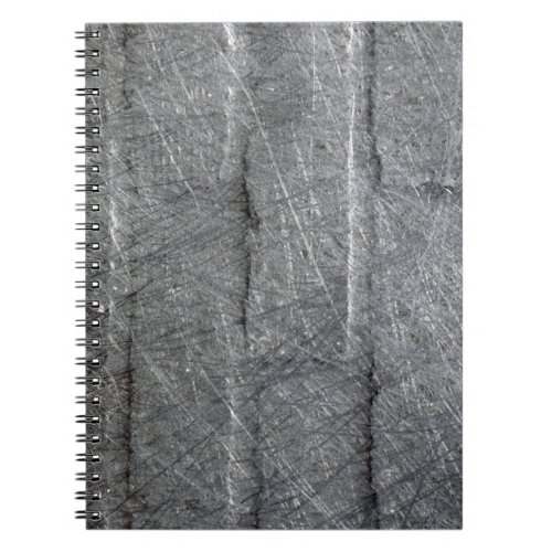 Black Wall graphite silver gray black abstract Notebook