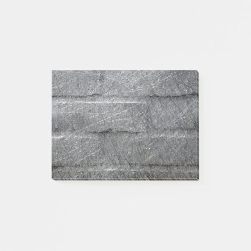 Black Wall graphite silver gray black abstract Post_it Notes