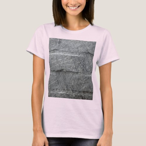 Black Wall graphite silver gray black abstract T_Shirt