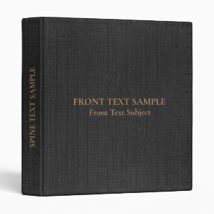 Black Wall Texture Rough Background 3 Ring Binder
