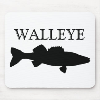 black Walleye Mouse Pad