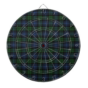 Black Watch Ancient Original Scottish Tartan   Dart Board