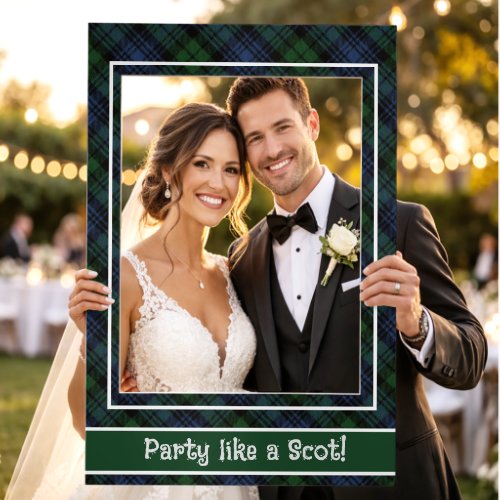 Black Watch Ancient Original Scottish Tartan Selfie Frame