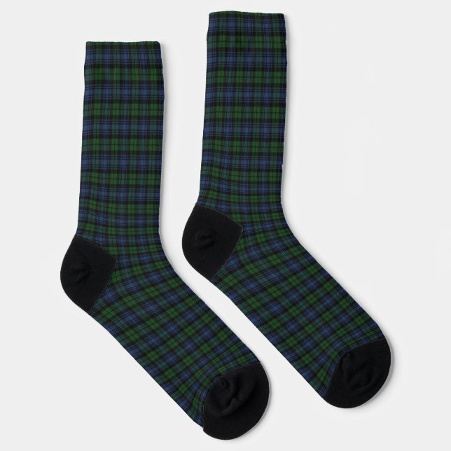 Black Watch Ancient Original Scottish Tartan Socks (Right)