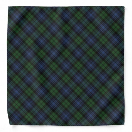 Black Watch Ancient Scottish Tartan Bandana