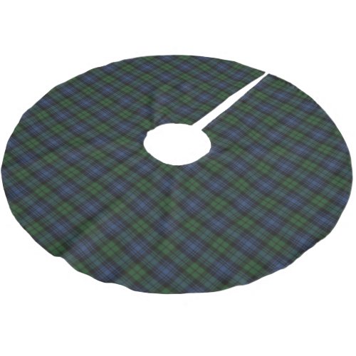 Black Watch Ancient Scottish Tartan Brushed Polyester Tree Skirt