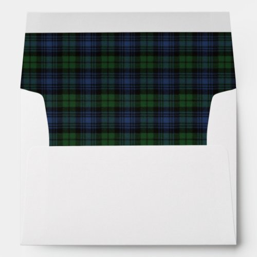 Black Watch Ancient Tartan  Envelope