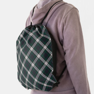 Black Watch Dress Modern Original Scottish Tartan Drawstring Bag